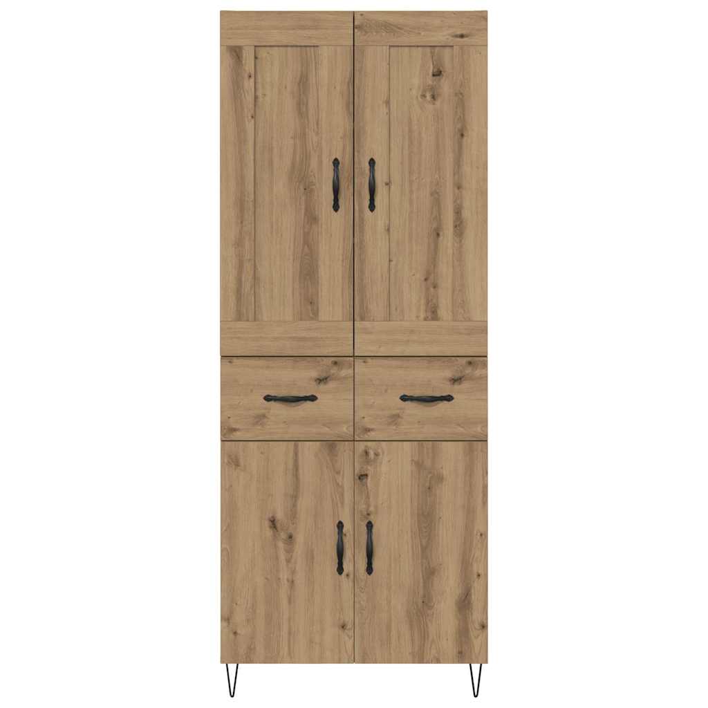 Magasfiú Artisan tölgy 69,5 x 34 x 180 cm Szerelt Fa