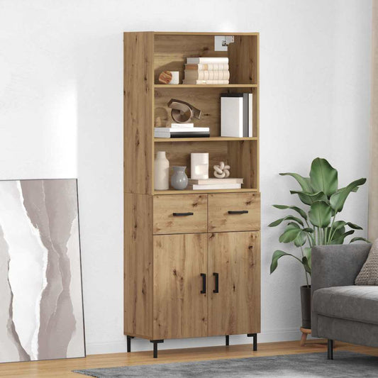 Magasfiú fiókkal Artisan tölgy 69,5 x 34 x 180 cm Faanyag