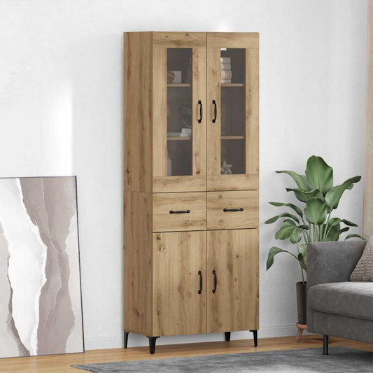 Magasfiú fiókkal Artisan tölgy 69,5 x 34 x 180 cm Faanyag