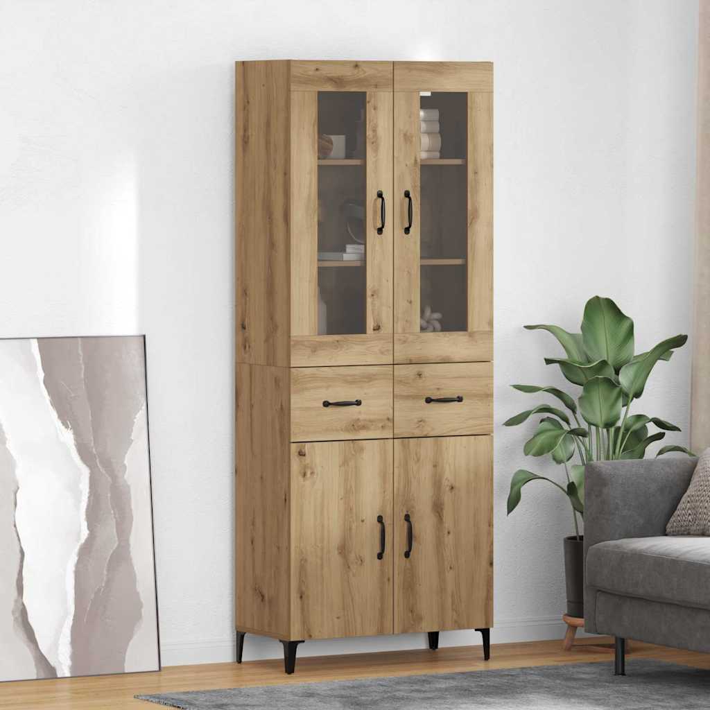 Magasfiú Artisan tölgy 69,5 x 34 x 180 cm Szerelt Fa