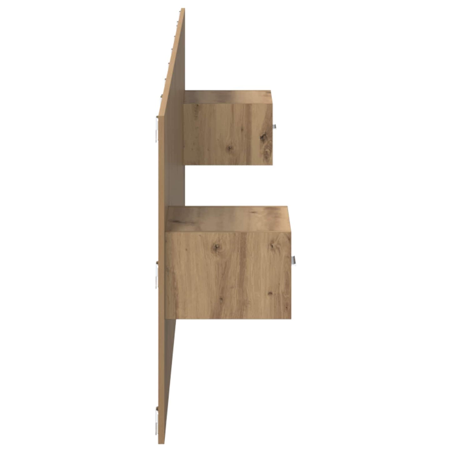 Fejtámla Szekrénnyel 3 pcs Artisan tölgy Szerelt Fa