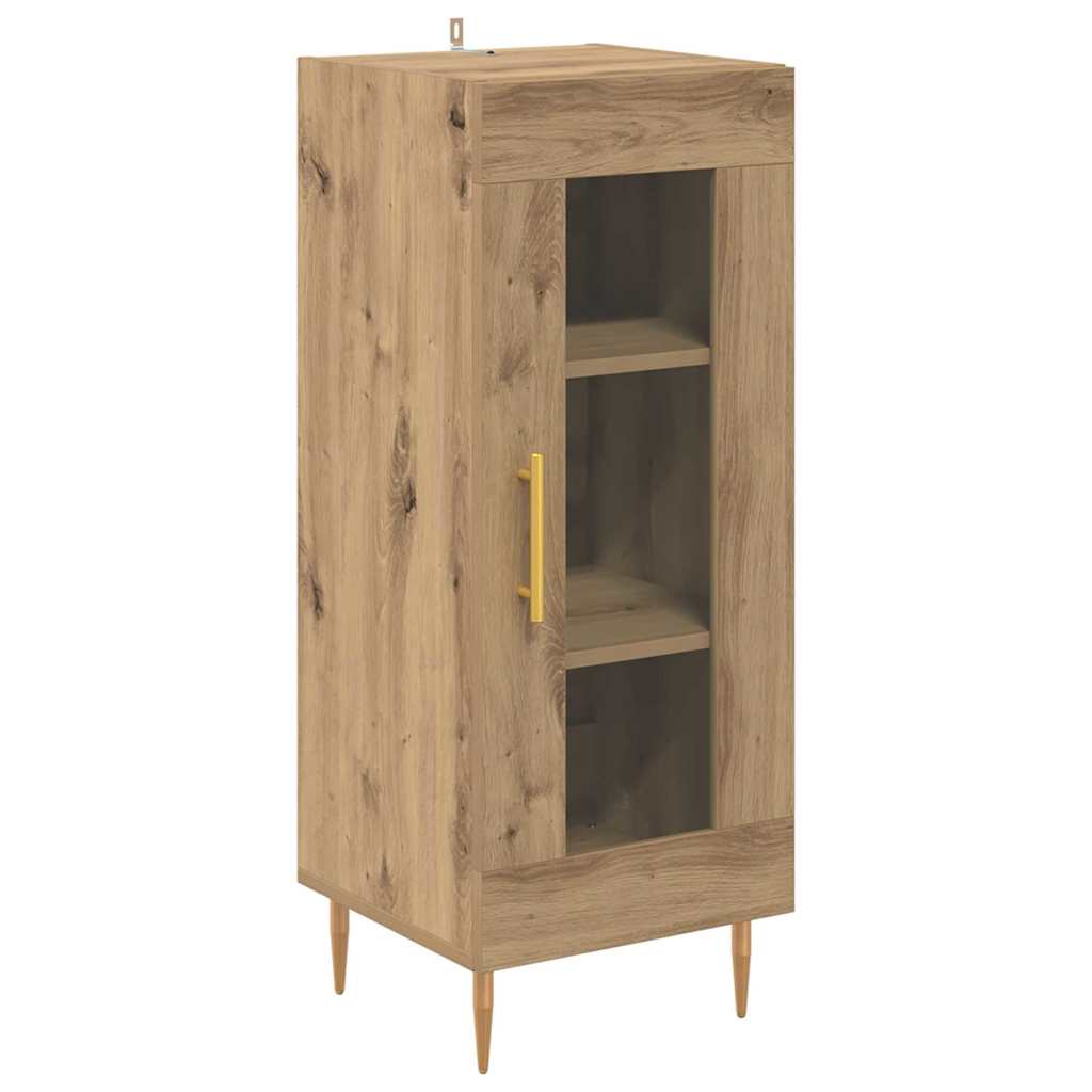 Magasfiú 2 pcs Artisan tölgy 34,5 x 34 x 180 cm Szerelt Fa