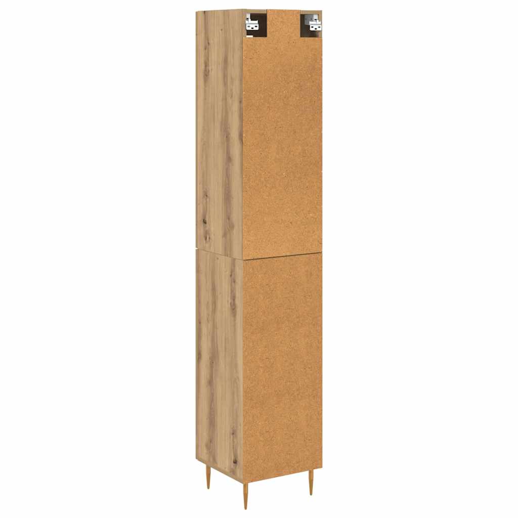 Magasfiú 2 pcs Artisan tölgy 34,5 x 34 x 180 cm Szerelt Fa