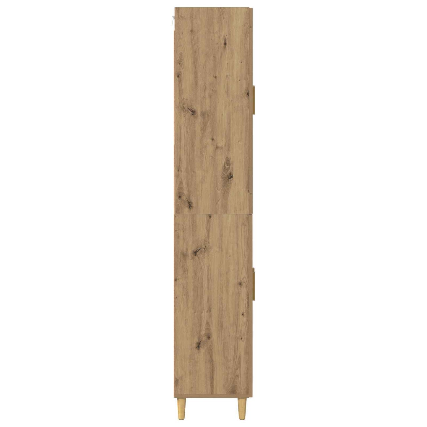 Magasfiú Artisan tölgy 69,5 x 34 x 180 cm Műanyag Fa és Üveg