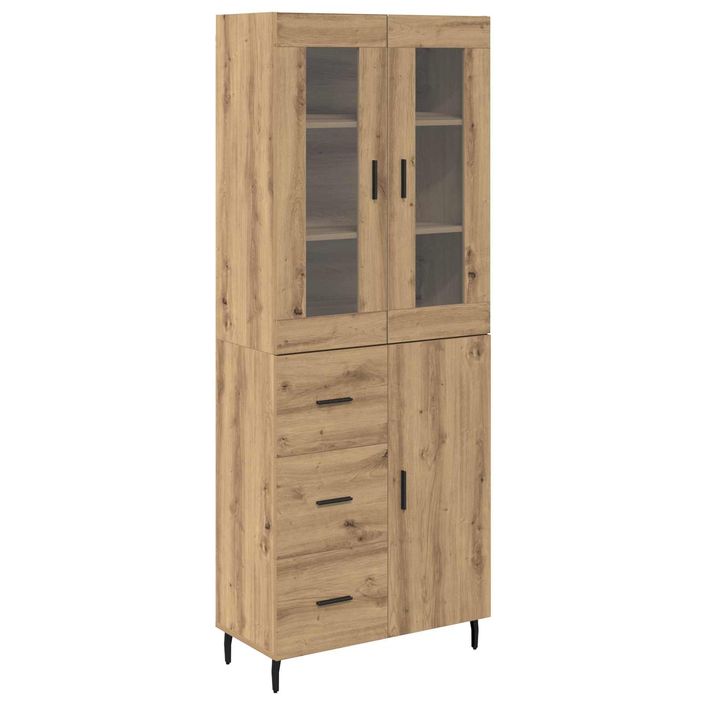 Magasfiú 2 pcs Artisan tölgy 69,5 x 34 x 180 cm Szerelt Fa