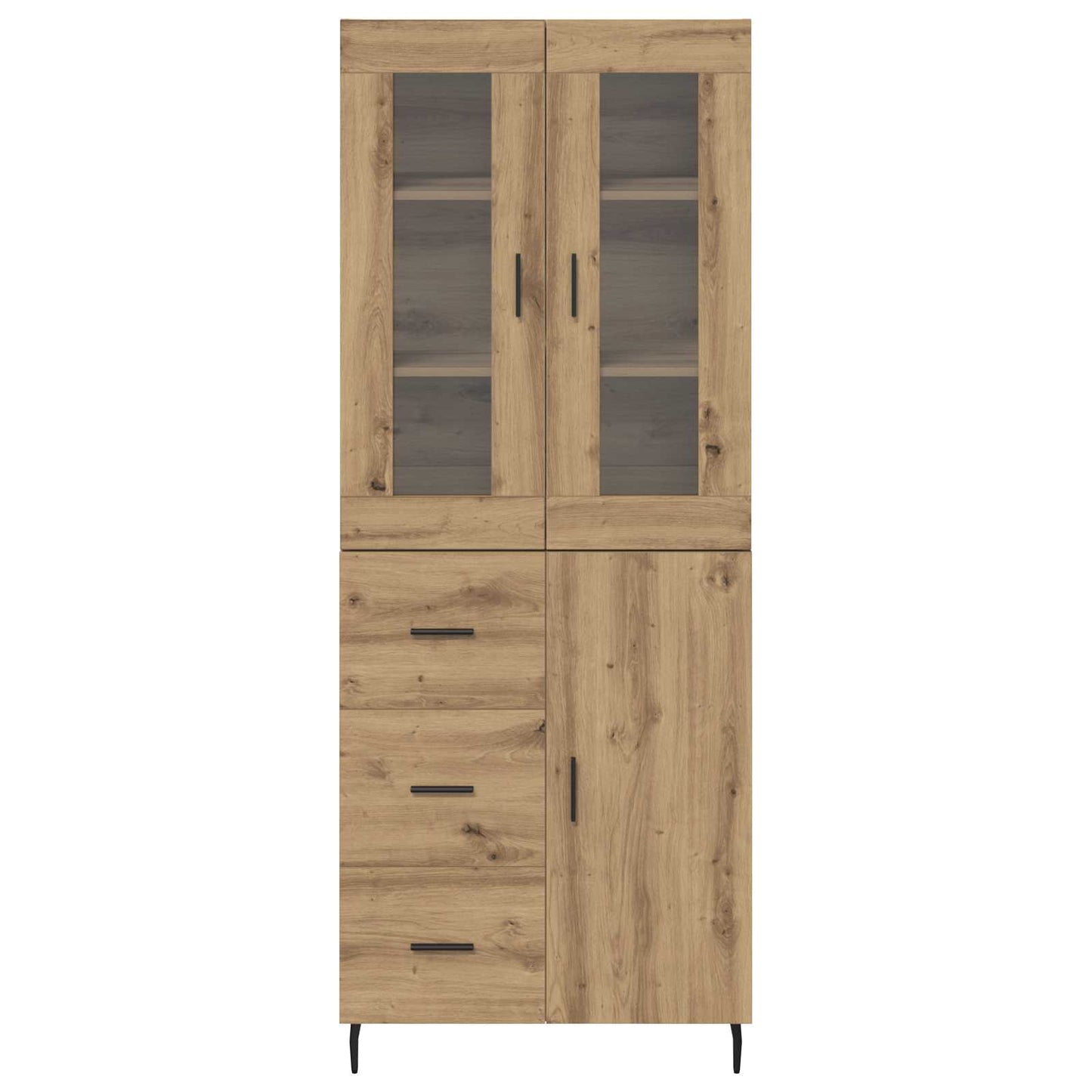 Magasfiú 2 pcs Artisan tölgy 69,5 x 34 x 180 cm Szerelt Fa