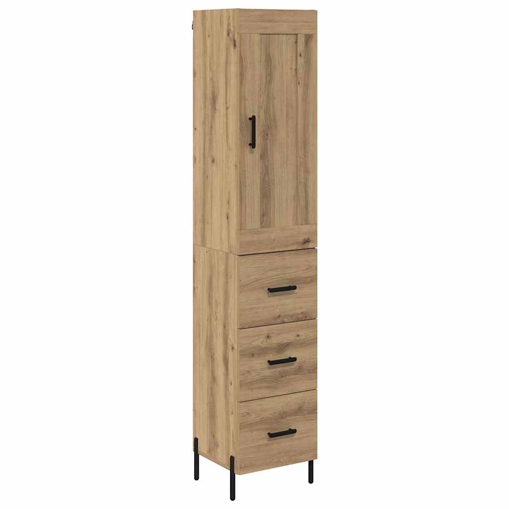 Magasfiú Artisan tölgy 34,5 x 34 x 180 cm Szerelt Fa