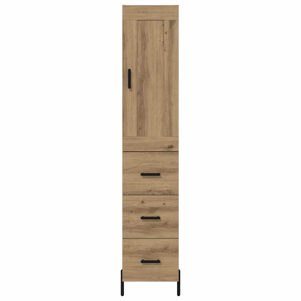 Magasfiú Artisan tölgy 34,5 x 34 x 180 cm Szerelt Fa