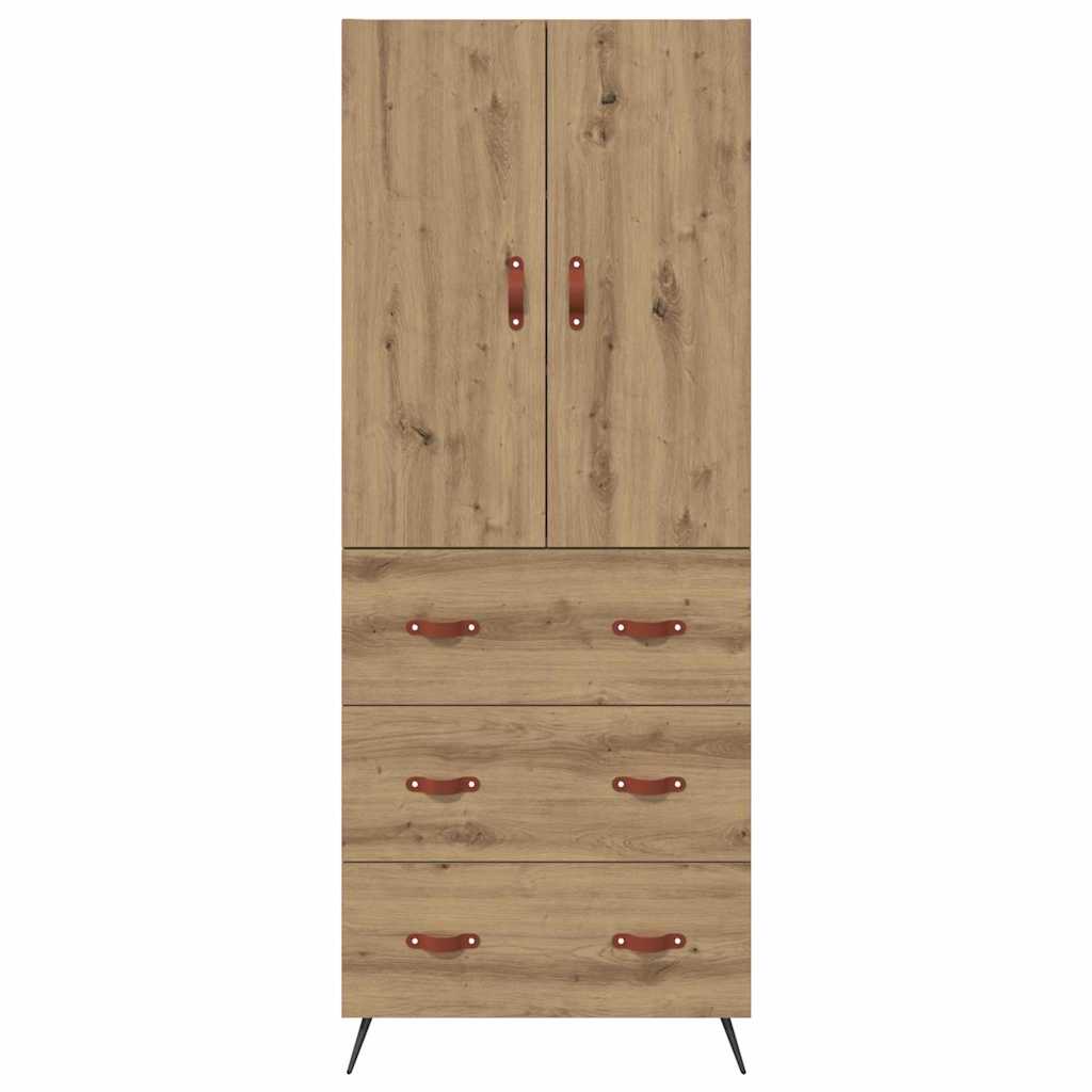 Magasfiú Artisan tölgy 69,5 x 34 x 180 cm Szerelt Fa
