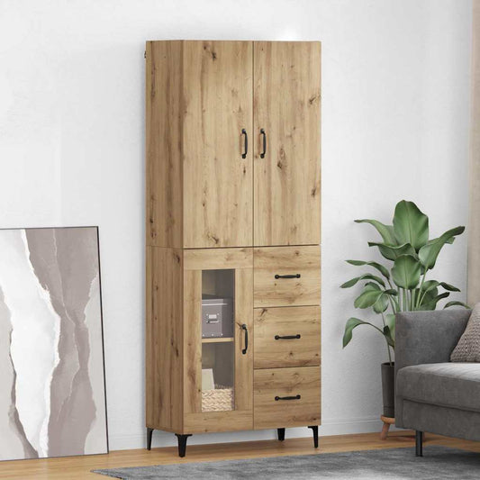 Magasfiú fiókkal Artisan tölgy 69,5 x 34 x 180 cm Faanyag