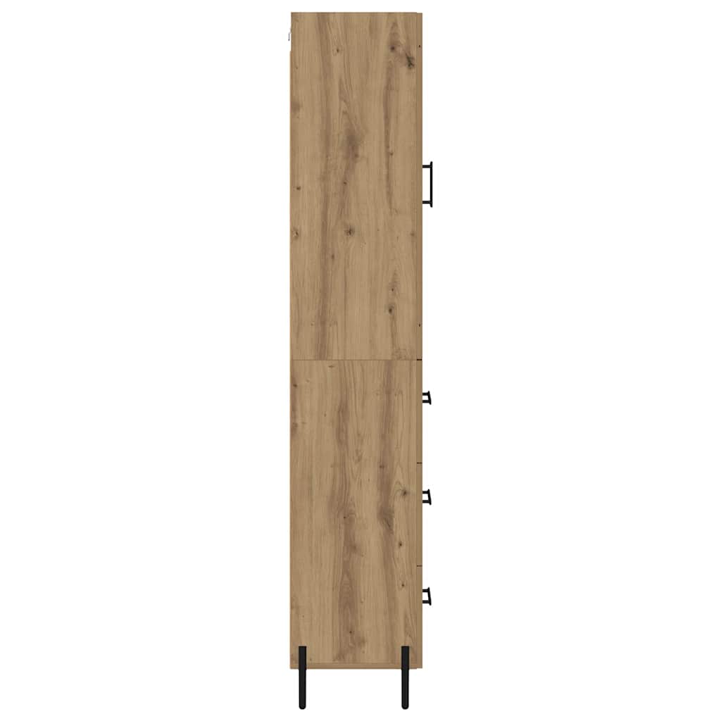 Magasfiú Artisan tölgy 34,5 x 34 x 180 cm Szerelt Fa
