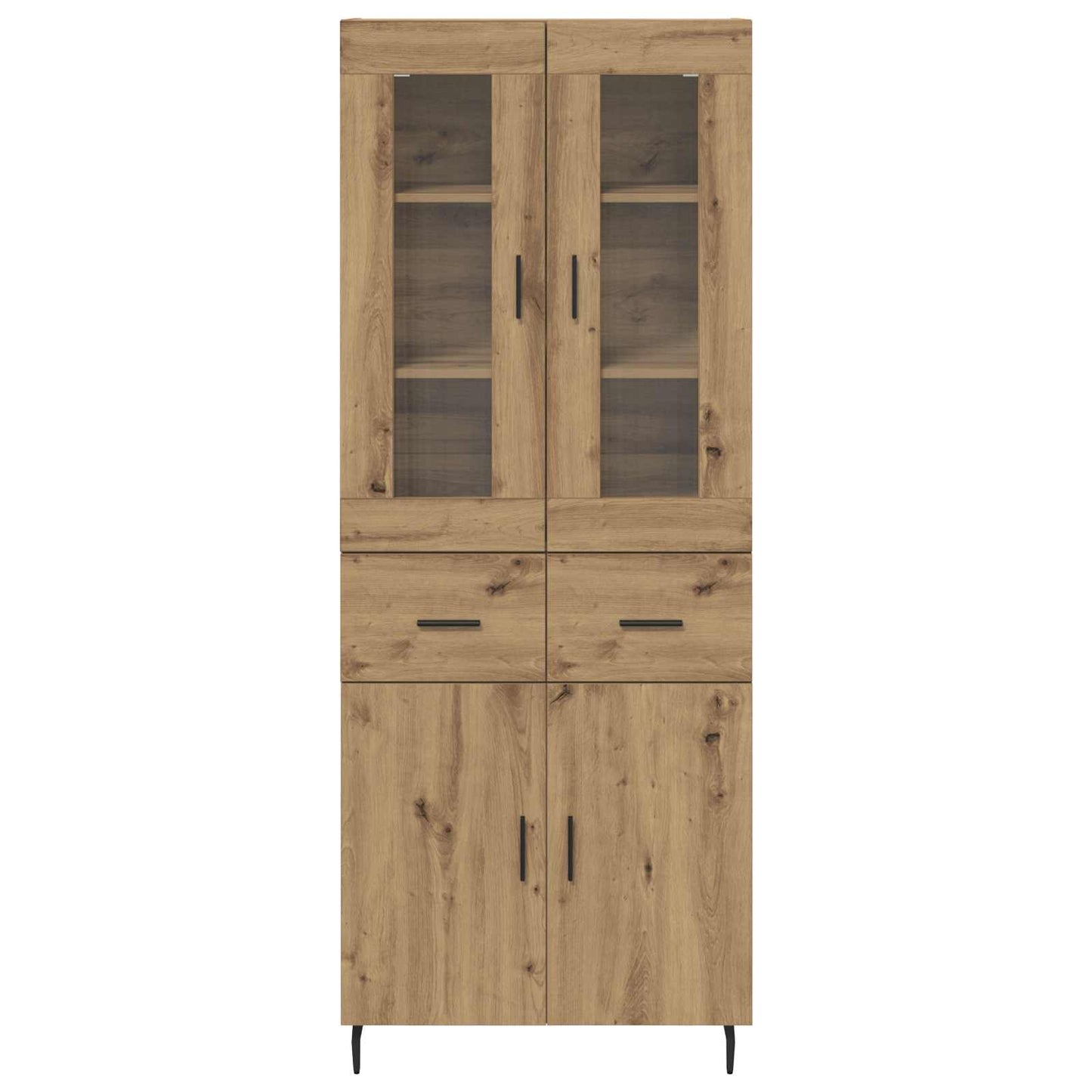 Magasfiú 2 pcs Artisan tölgy 69,5 x 34 x 180 cm Szerelt Fa