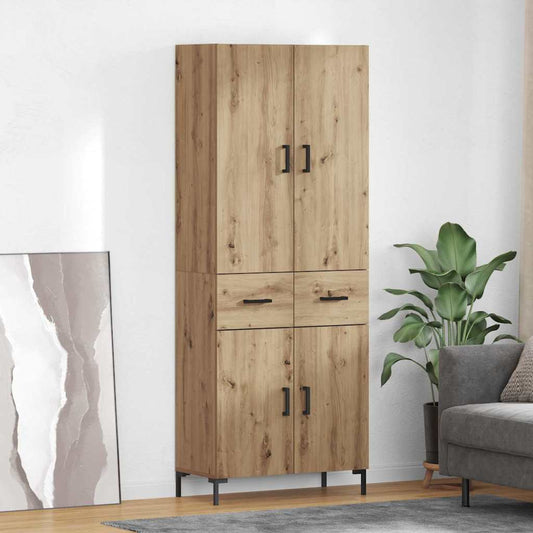 Magasfiú fiókkal Artisan tölgy 69,5 x 34 x 180 cm Faanyag