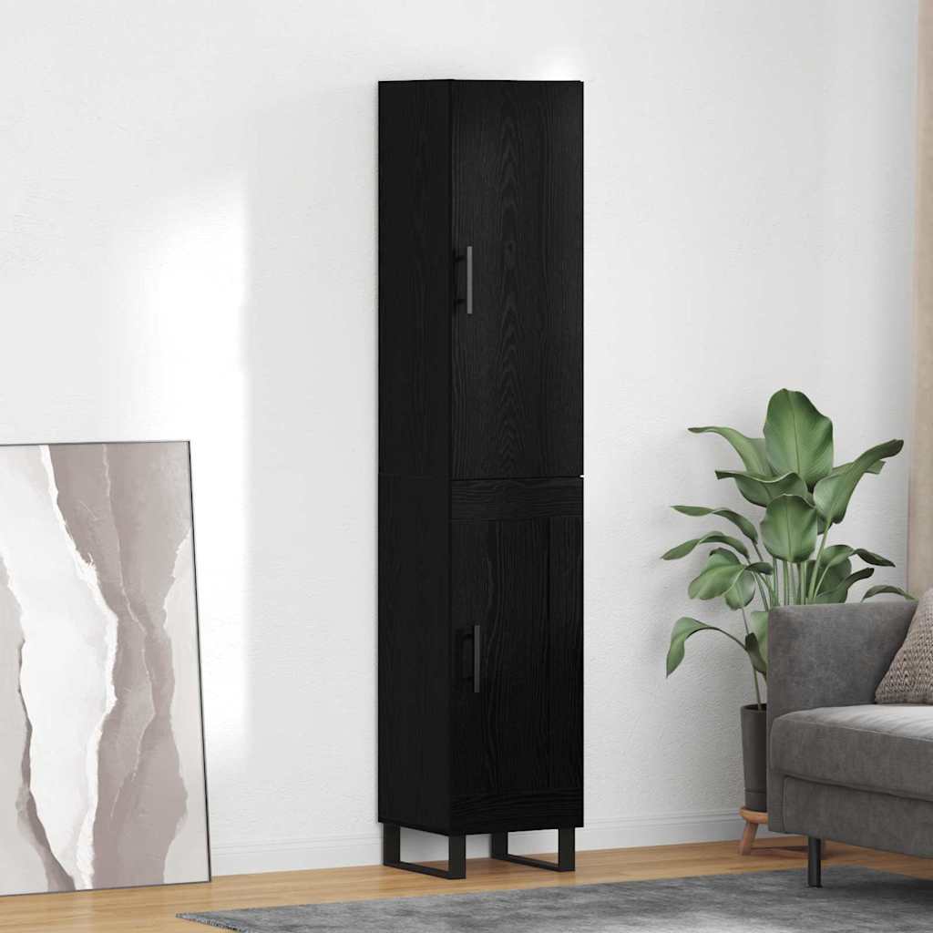 Magasfiú Fekete tölgy 34,5 x 34 x 180 cm Szerelt Fa