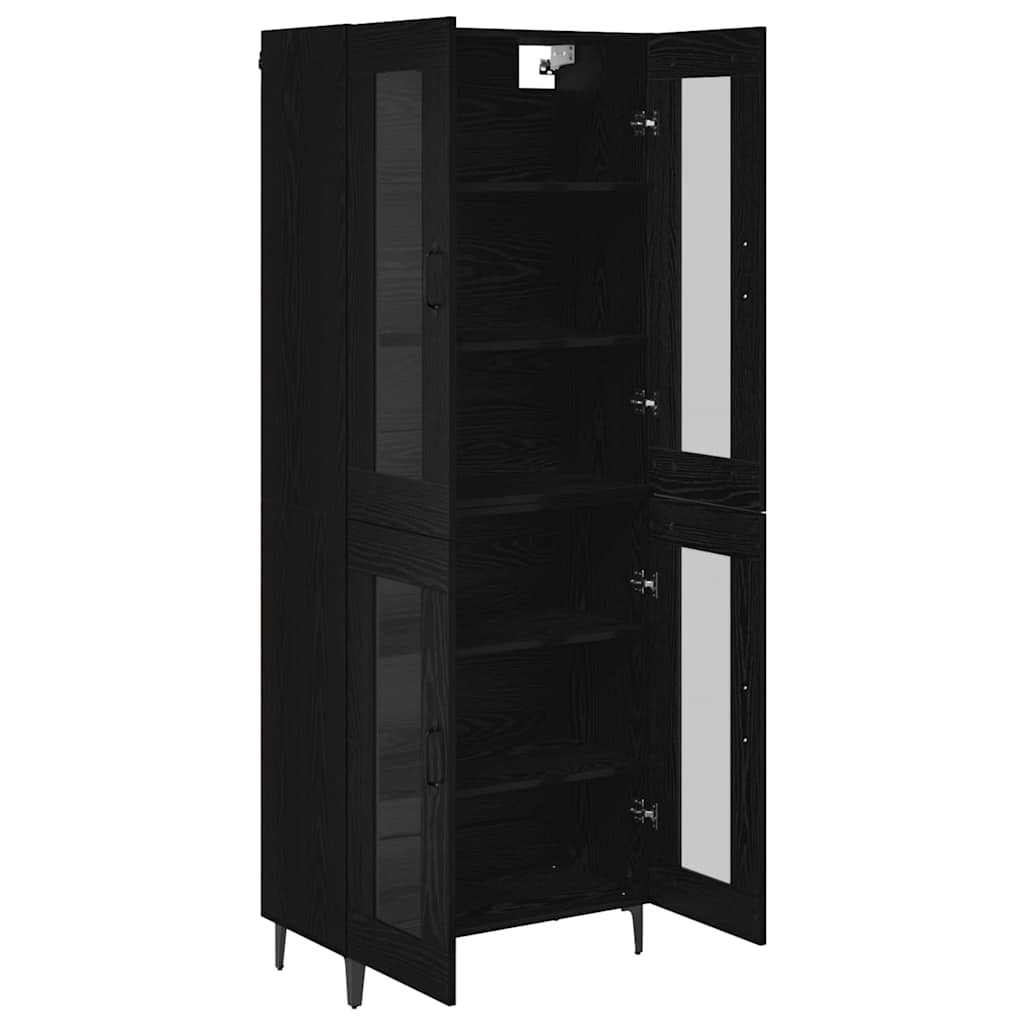 Magasfiú Fekete tölgy 69,5 x 34 x 180 cm Szerelt Fa
