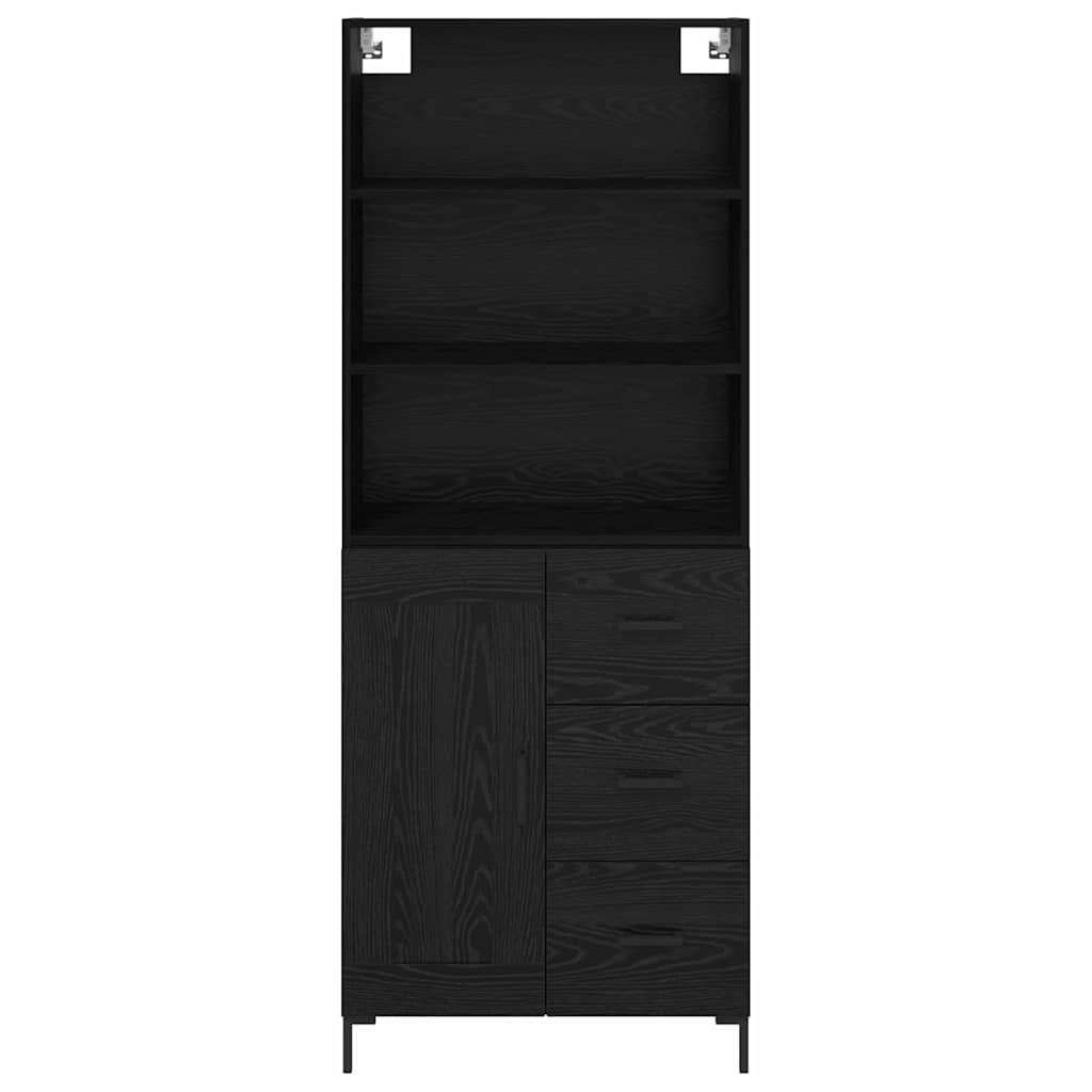 Magasfiú Fekete tölgy 69,5 x 34 x 180 cm Szerelt Fa