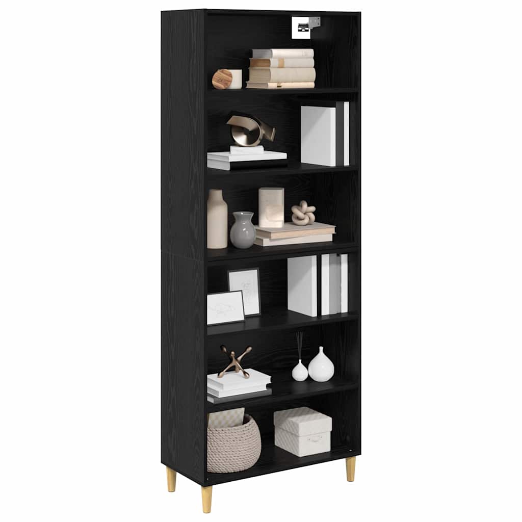Magasfiú Fekete tölgy 69,5 x 32,5 x 180 cm Szerelt Fa