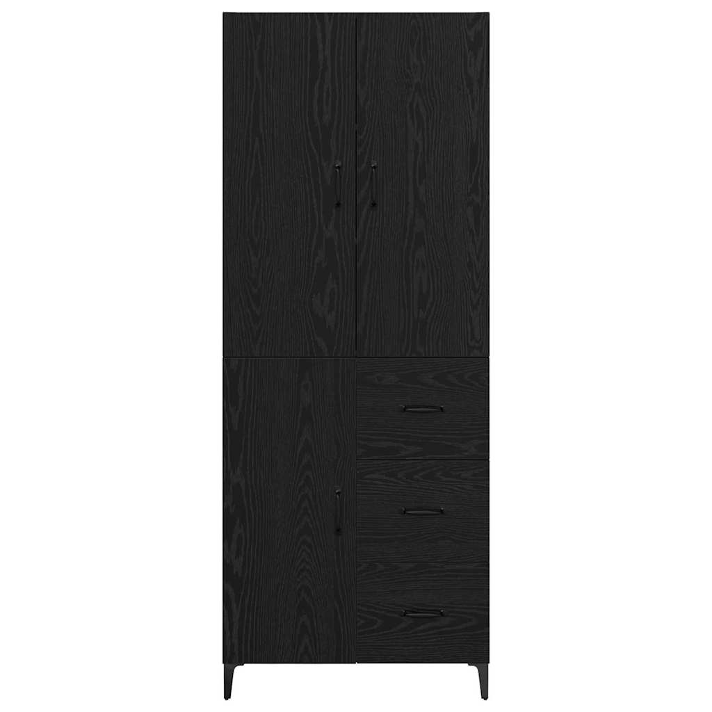 Magasfiú Fekete tölgy 69,5 x 34 x 180 cm Szerelt Fa