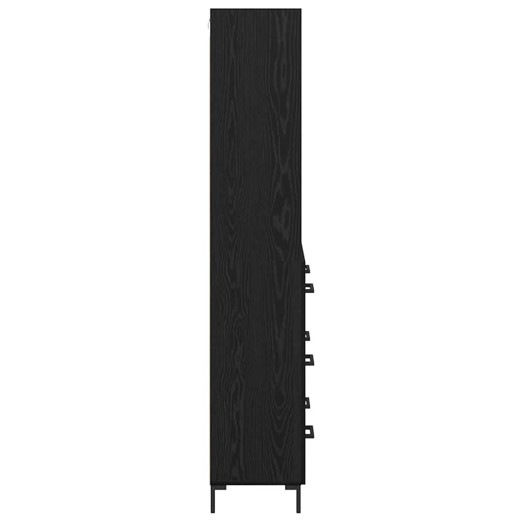 Magasfiú Fekete tölgy 69,5 x 34 x 180 cm Szerelt Fa