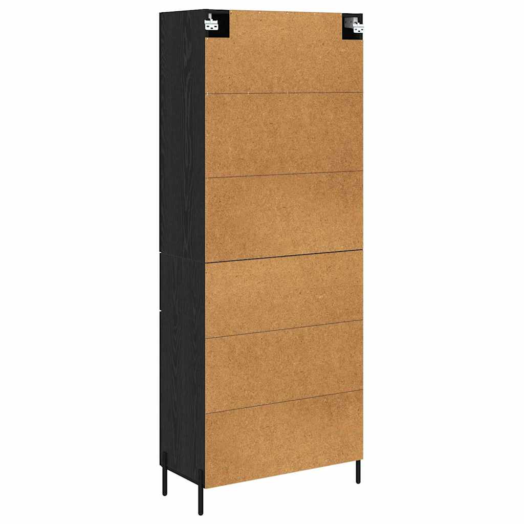 Magasfiú Fekete tölgy 69,5 x 34 x 180 cm Szerelt Fa