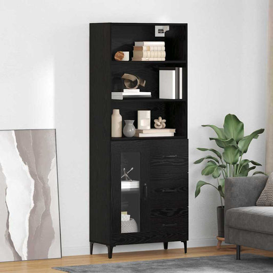 Magasfiú Fekete tölgy 69,5 x 34 x 180 cm Faanyag