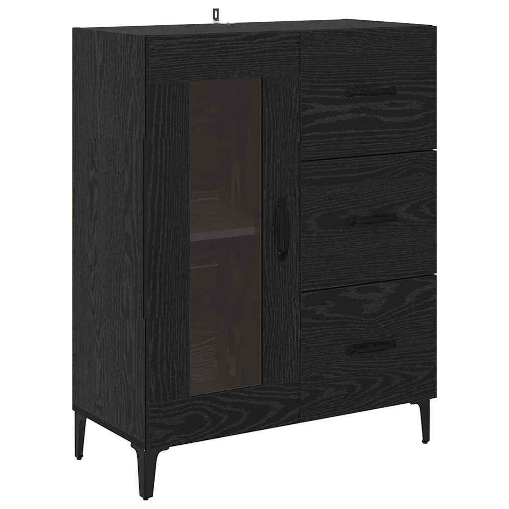 Magasfiú Fekete tölgy 69,5 x 34 x 180 cm Szerelt Fa