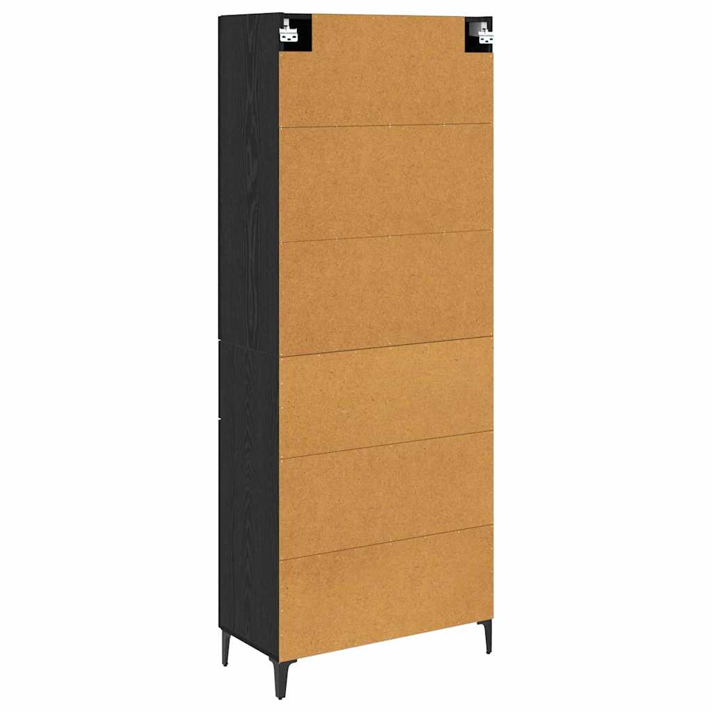 Magasfiú Fekete tölgy 69,5 x 34 x 180 cm Szerelt Fa