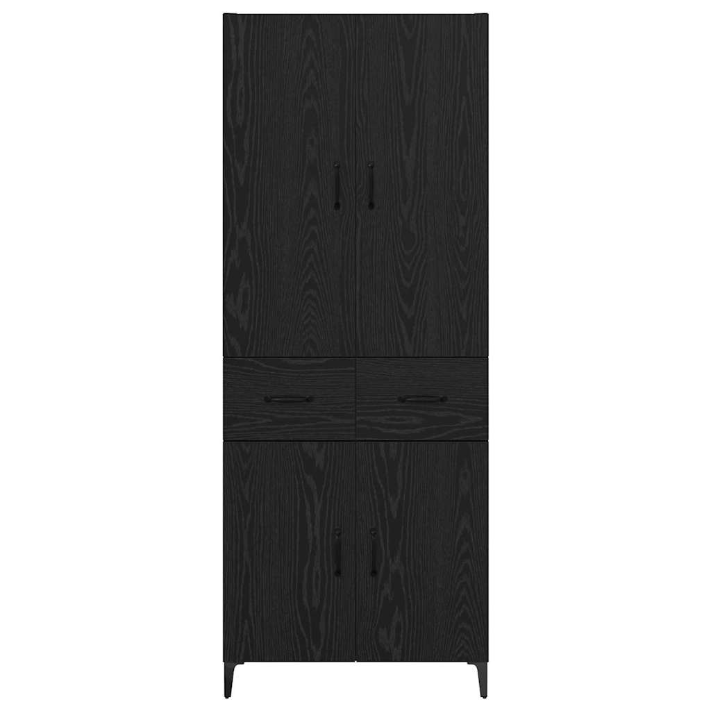 Magasfiú Fekete tölgy 69,5 x 34 x 180 cm Szerelt Fa