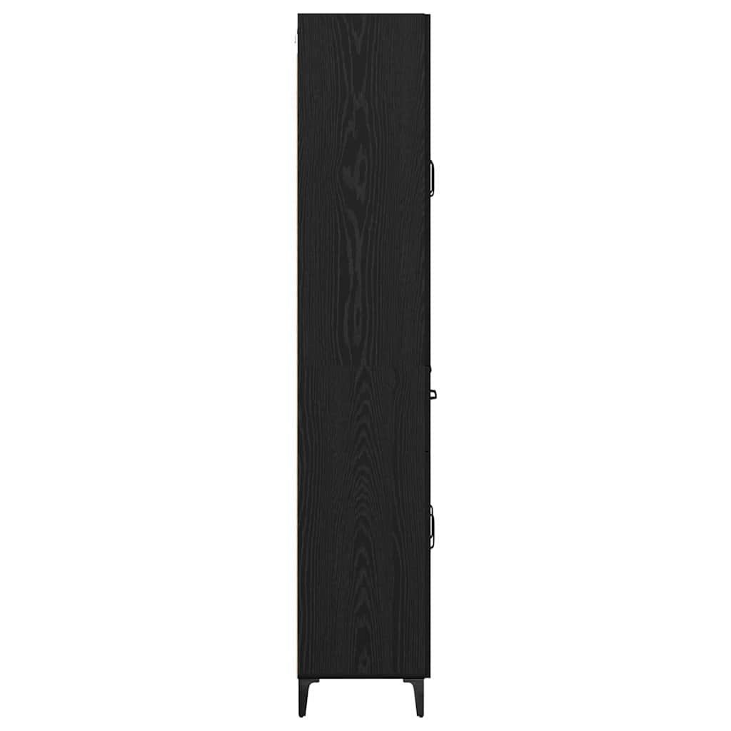 Magasfiú Fekete tölgy 69,5 x 34 x 180 cm Szerelt Fa