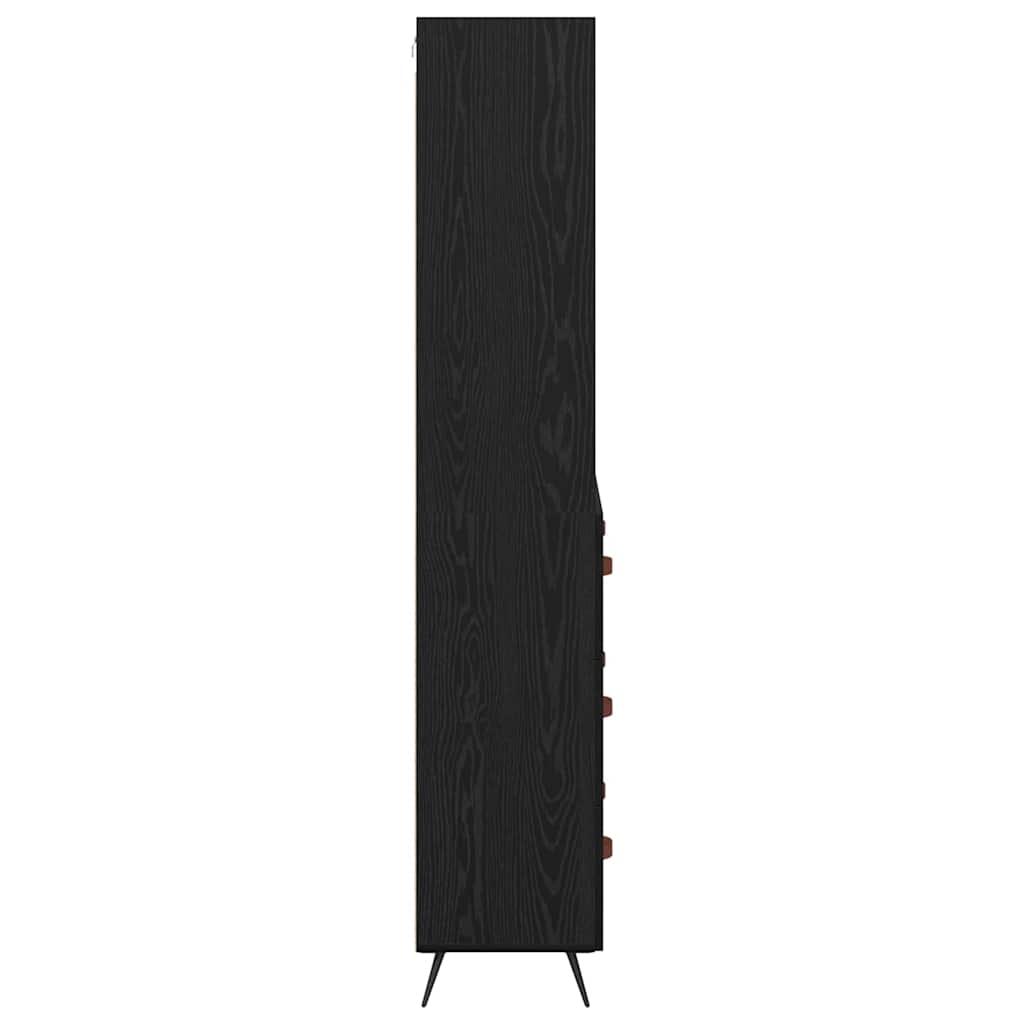 Magasfiú Musta tammi 69,5 x 34 x 180 cm Szerelt Fa