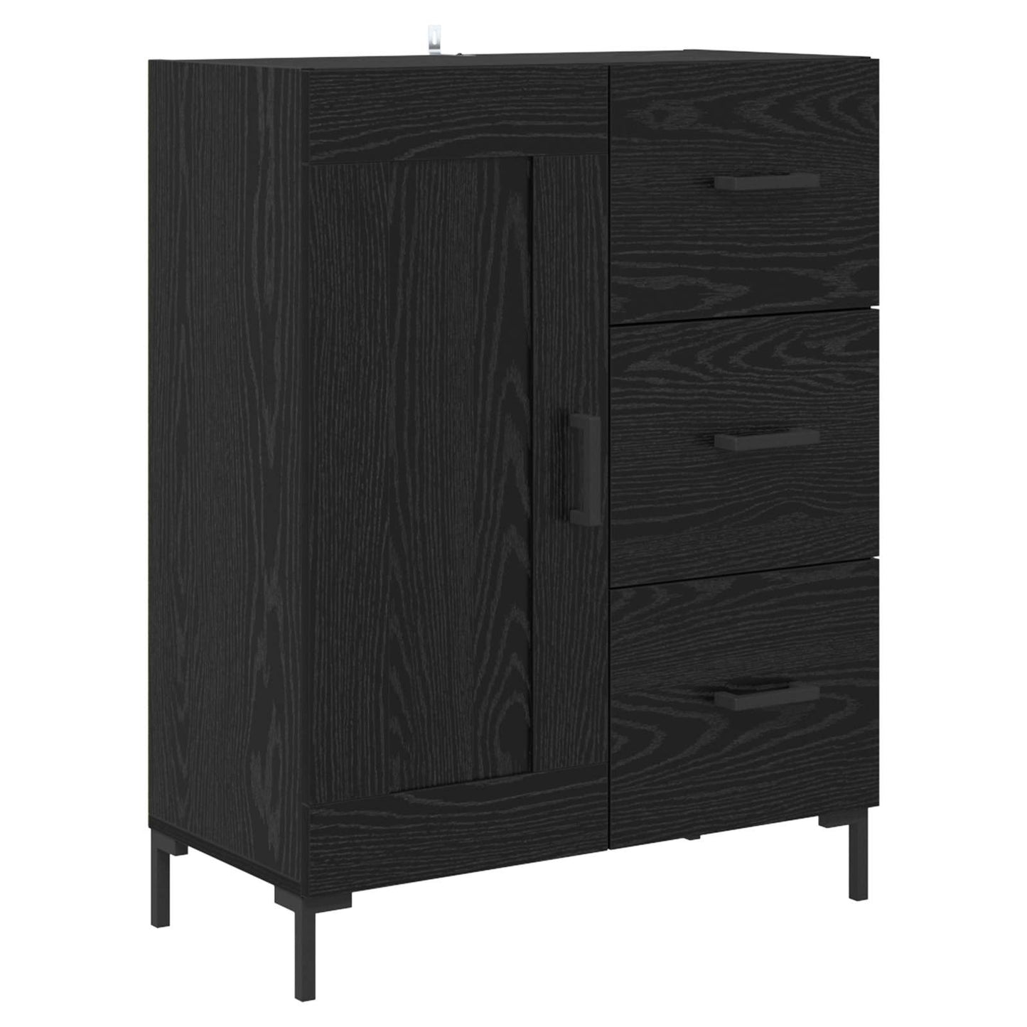 Magasfiú Fekete tölgy 69,5 x 34 x 180 cm Szerelt Fa