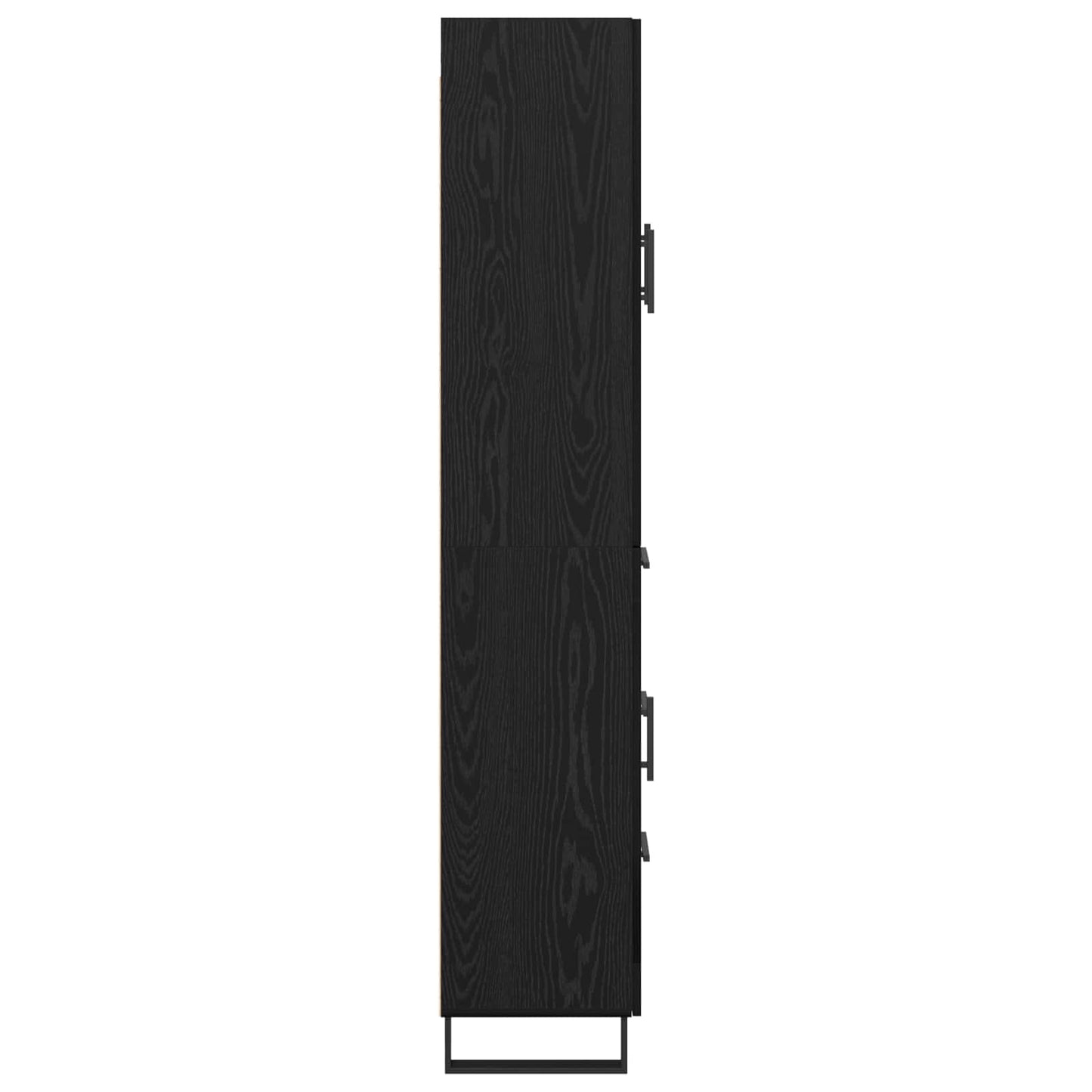 Magasfiú fiókkal 2 pcs Fekete tölgy 69,5 x 34 x 180 cm