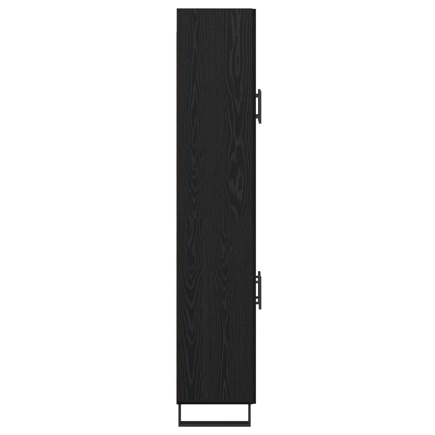 Magasfiú 2 pcs Fekete tölgy 69,5 x 34 x 180 cm
