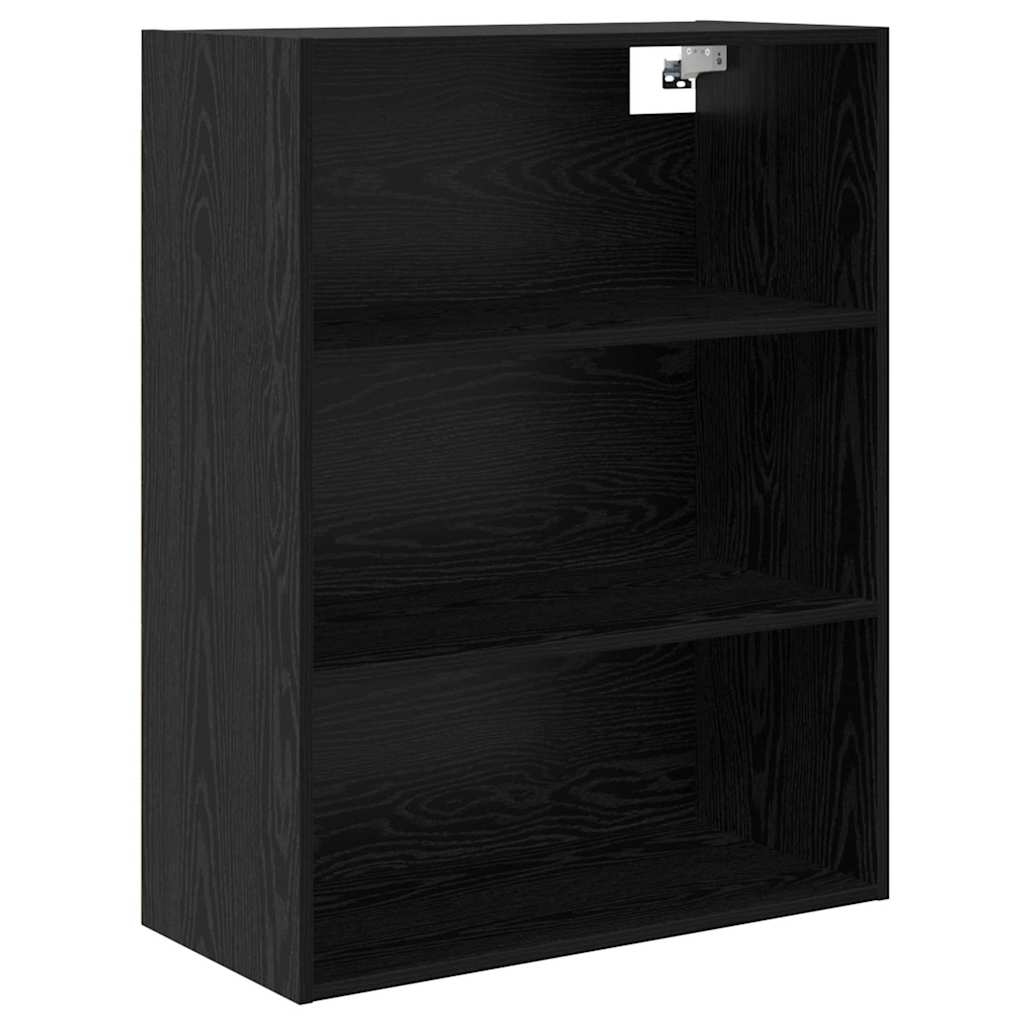 Magasfiú 2 pcs Fekete tölgy 69,5 x 34 x 180 cm