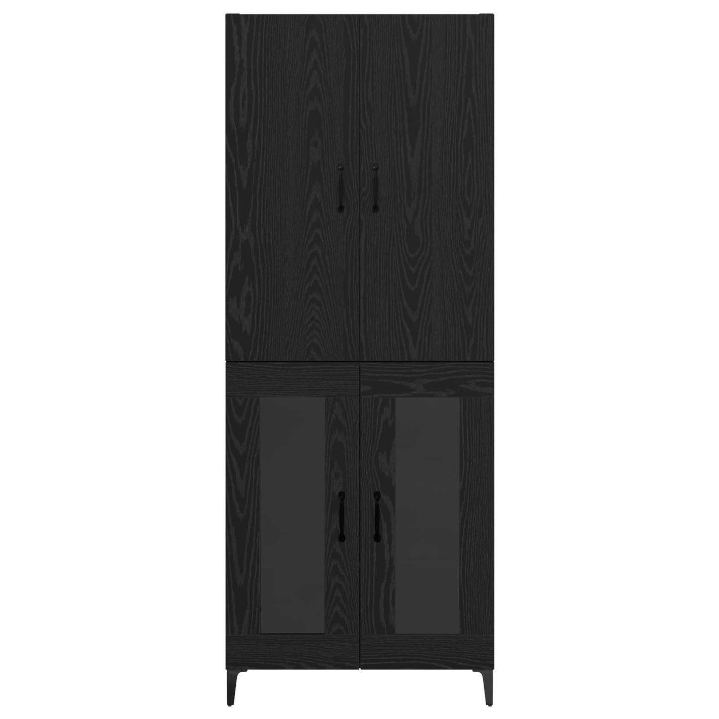 Magasfiú Fekete tölgy 69,5 x 34 x 180 cm Szerelt Fa