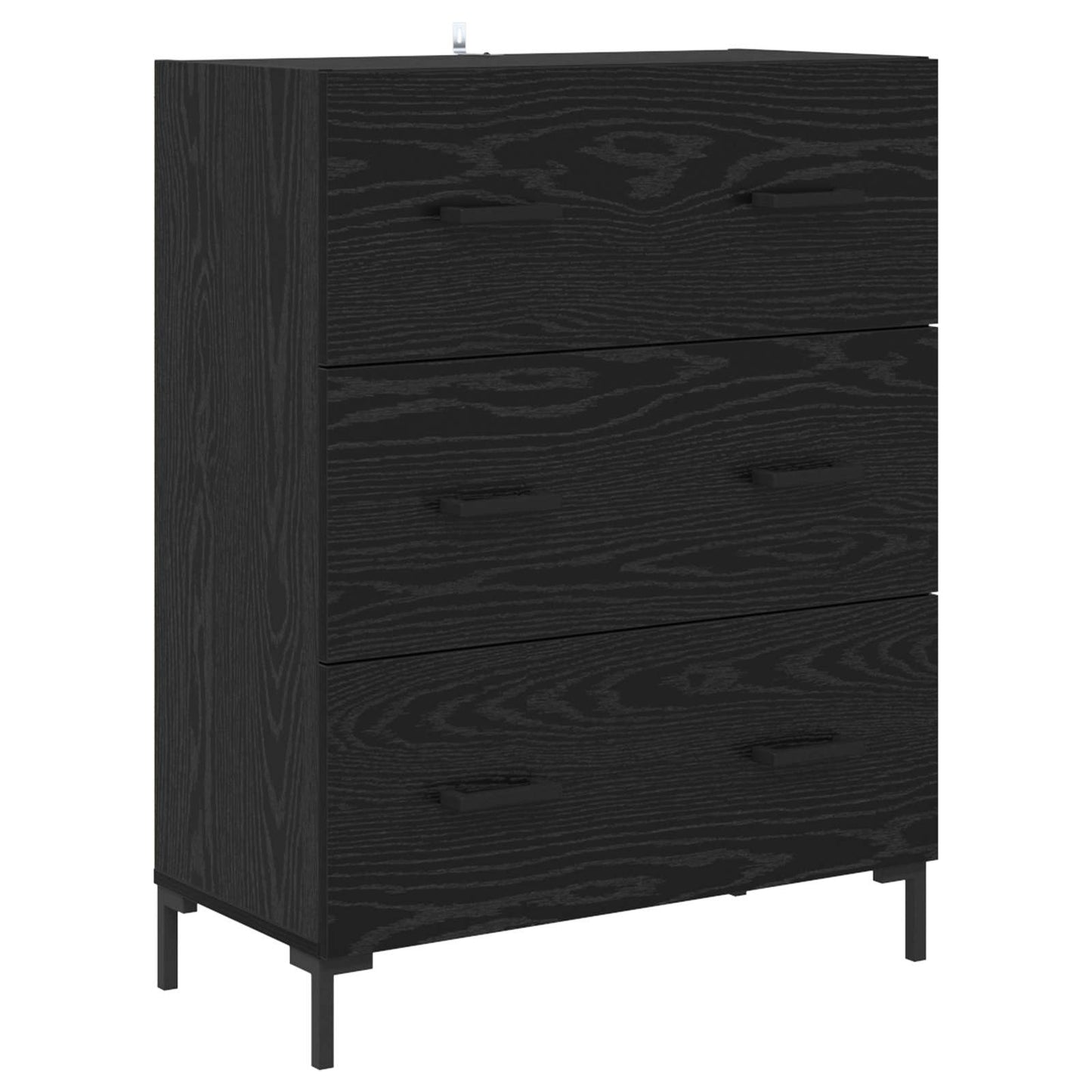Magasfiú Fekete tölgy 69,5 x 34 x 180 cm Szerelt Fa