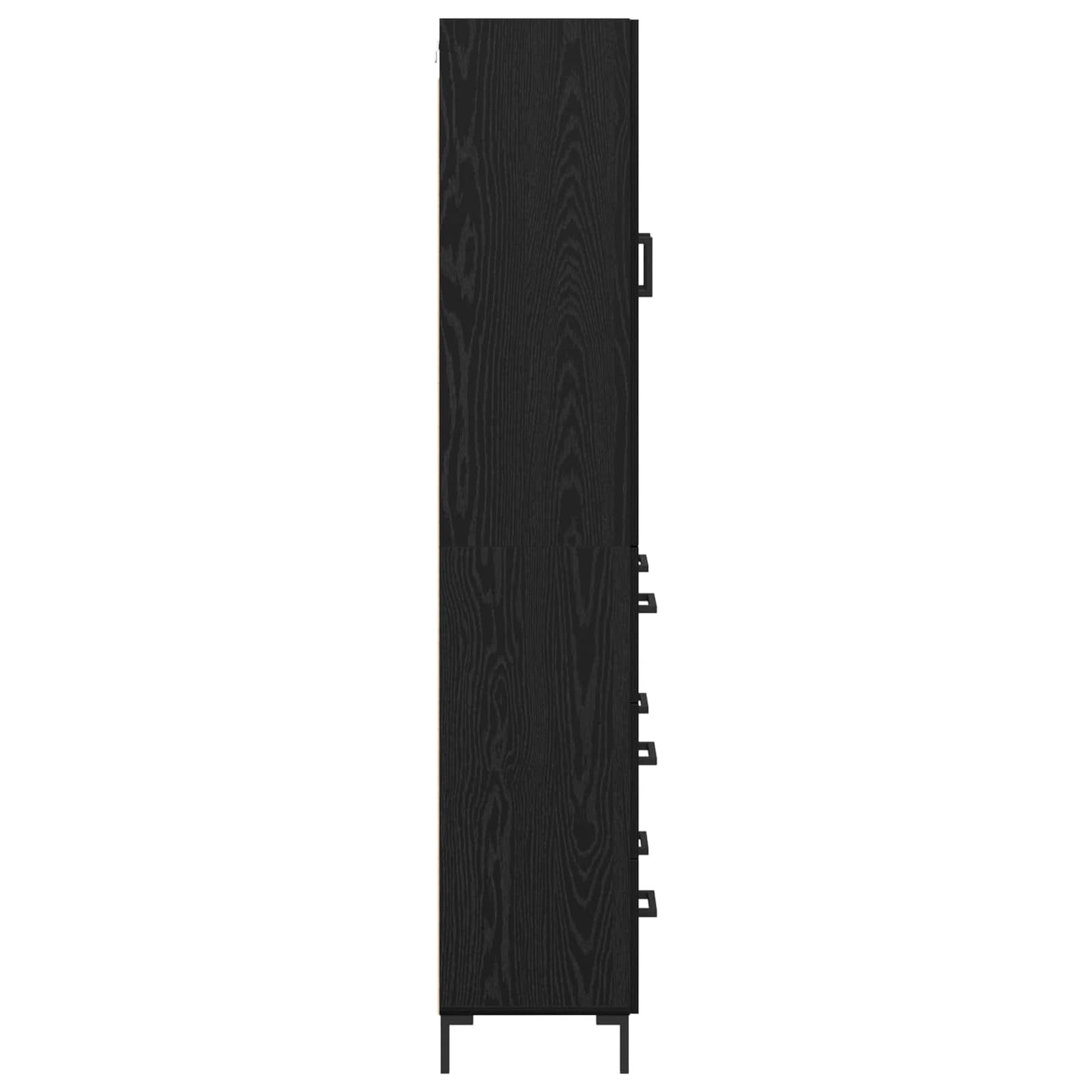 Magasfiú Fekete tölgy 69,5 x 34 x 180 cm Szerelt Fa