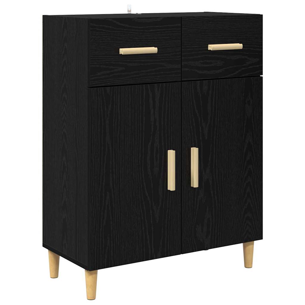 Magasfiú Fekete tölgy 69,5 x 32,5 x 180 cm Szerelt Fa