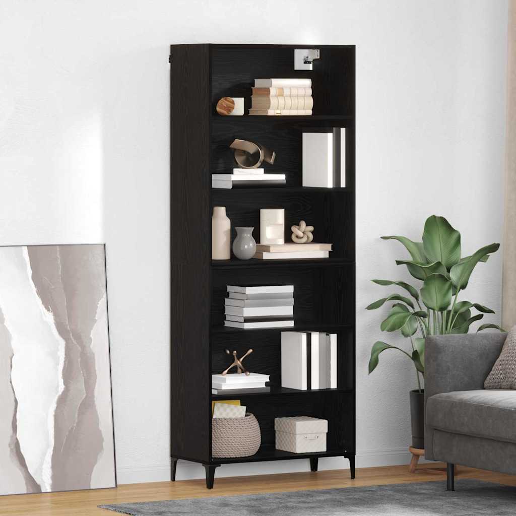 Magasfiú Fekete tölgy 69,5 x 34 x 180 cm Szerelt Fa
