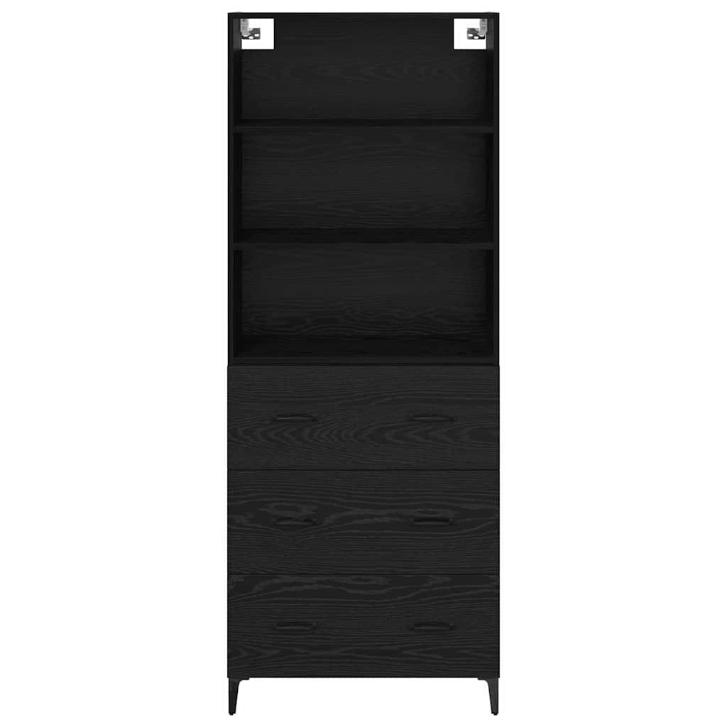 Magasfiú Fekete tölgy 69,5 x 34 x 180 cm Szerelt Fa