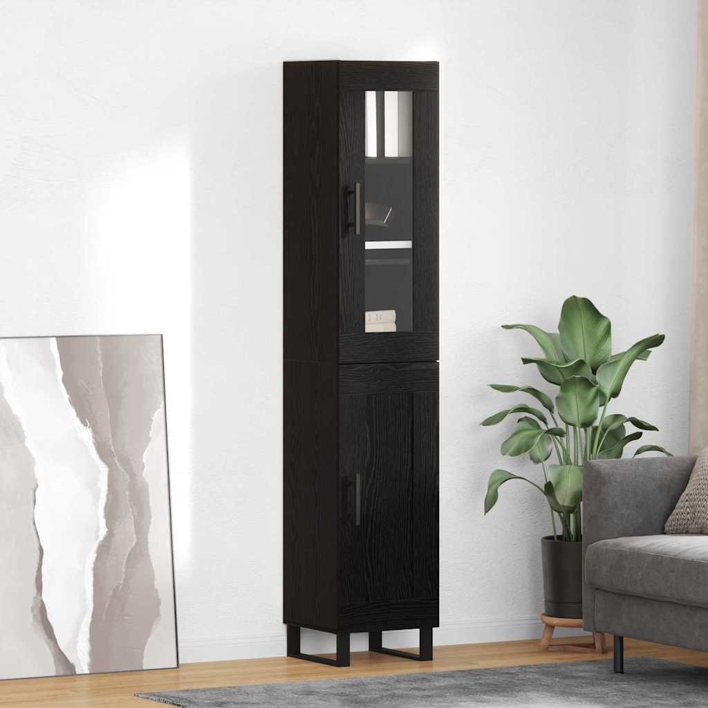 Magasfiú Fekete tölgy 34,5 x 34 x 180 cm Szerelt Fa
