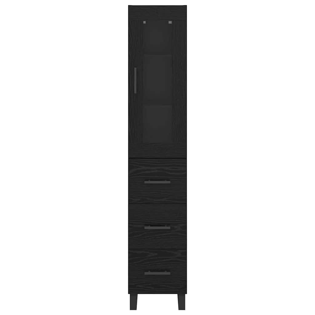 Magasfiú Fekete tölgy 34,5 x 34 x 180 cm Szerelt Fa