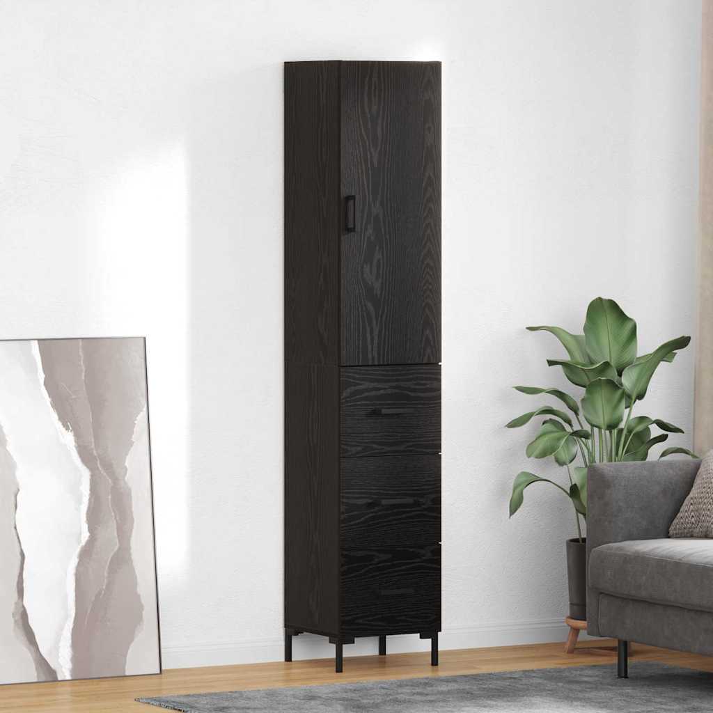 Magasfiú Fekete tölgy 34,5 x 34 x 180 cm Szerelt Fa