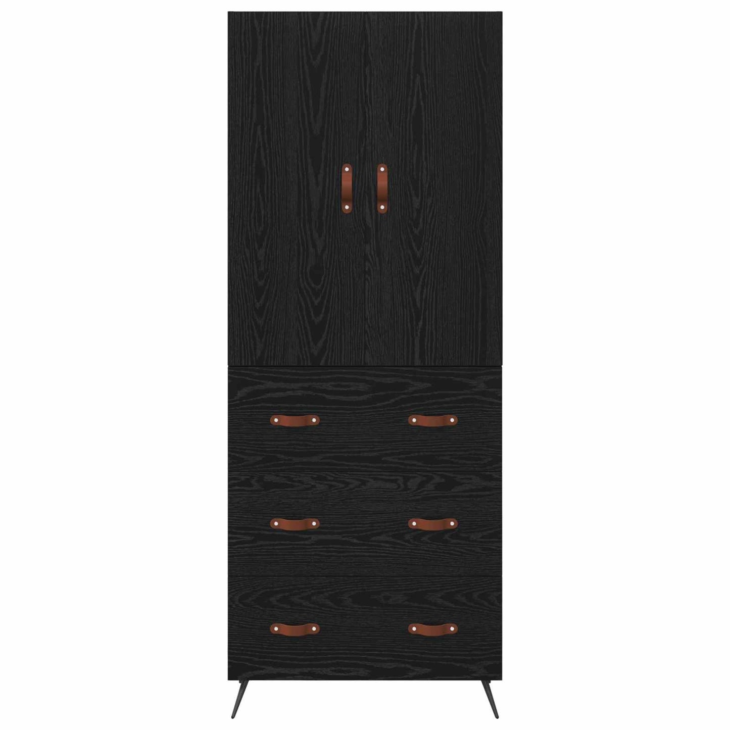Magasfiú Fekete tölgy 69,5 x 34 x 180 cm Szerelt Fa