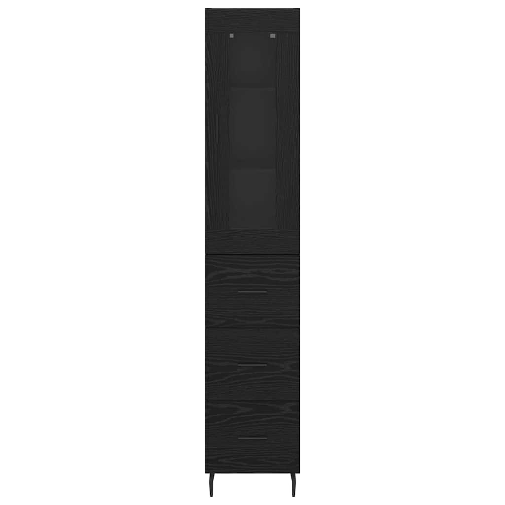 Magasfiú Fekete tölgy 34,5 x 34 x 180 cm Szerelt Fa
