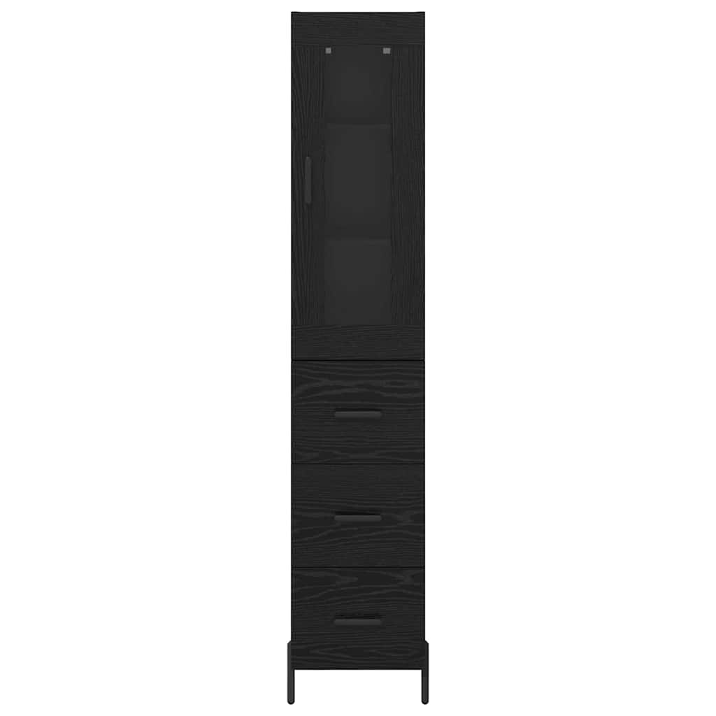 Magasfiú Fekete tölgy 34,5 x 34 x 180 cm Szerelt Fa