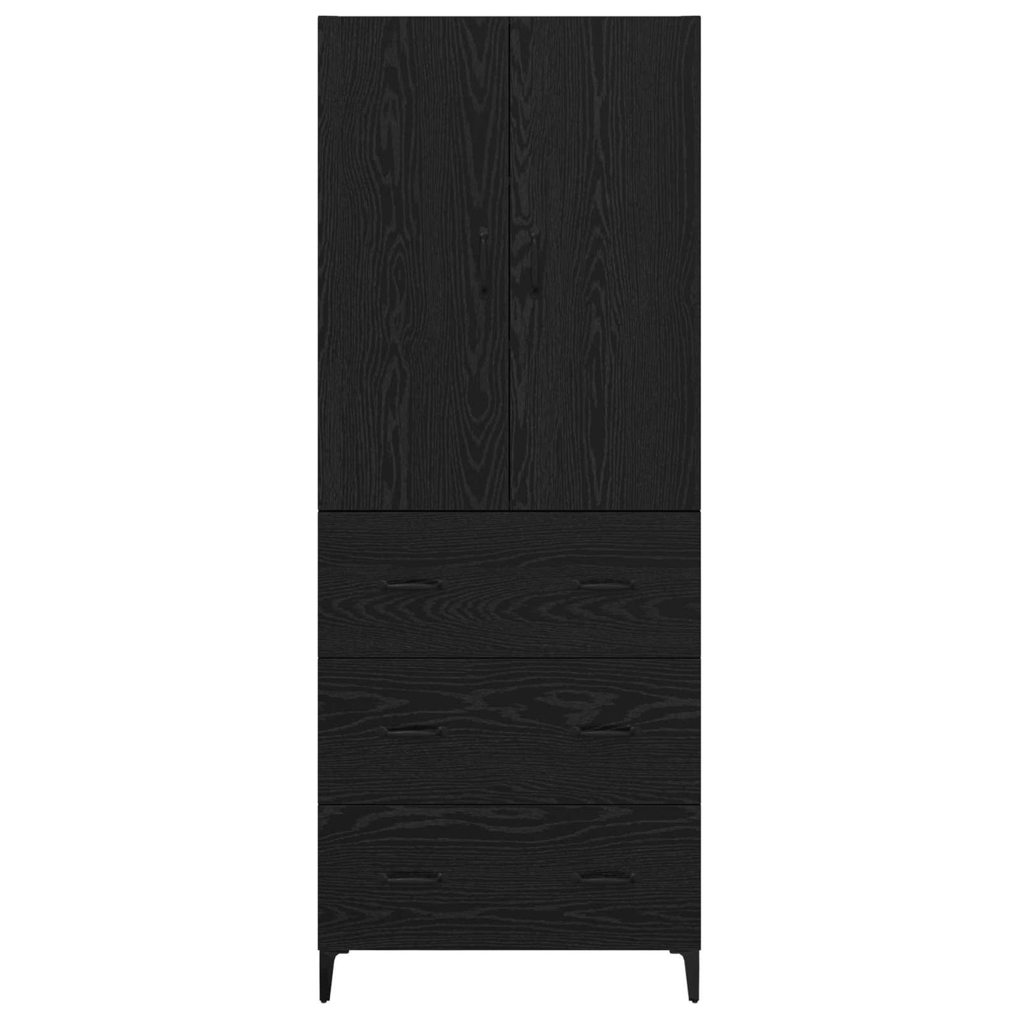 Magasfiú Fekete tölgy 69,5 x 34 x 180 cm Szerelt Fa