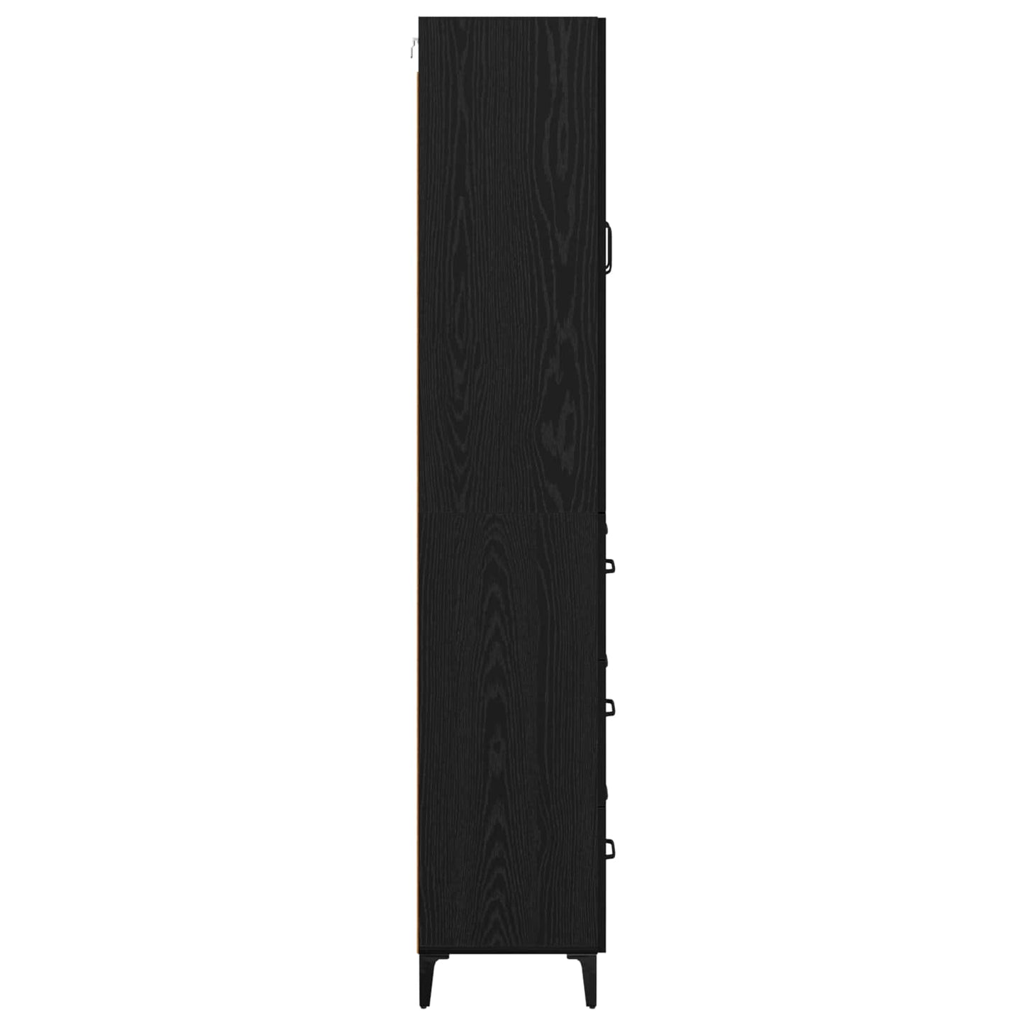 Magasfiú Fekete tölgy 69,5 x 34 x 180 cm Szerelt Fa