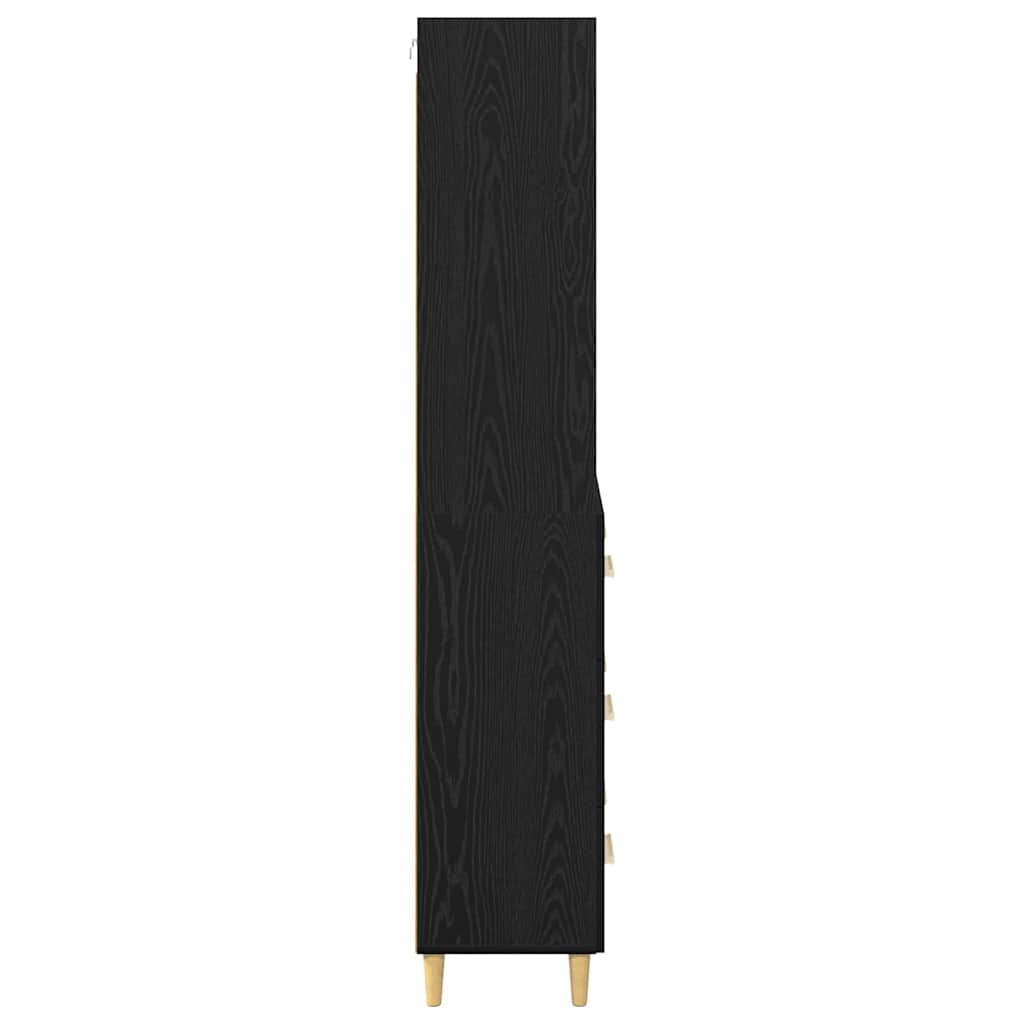 Magasfiú Fekete tölgy 69,5 x 32,5 x 180 cm Szerelt Fa