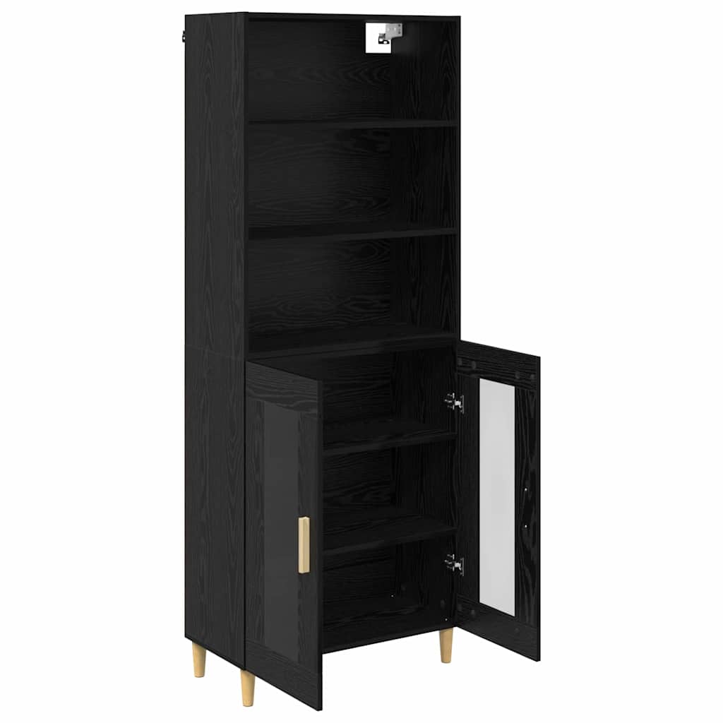 Magasfiú Fekete tölgy 69,5 x 32,5 x 180 cm Szerelt Fa